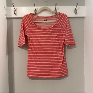 BDG Coral Striped Blouse